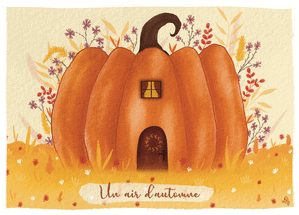 Citrouille chaleureuse au cœur de l'automne